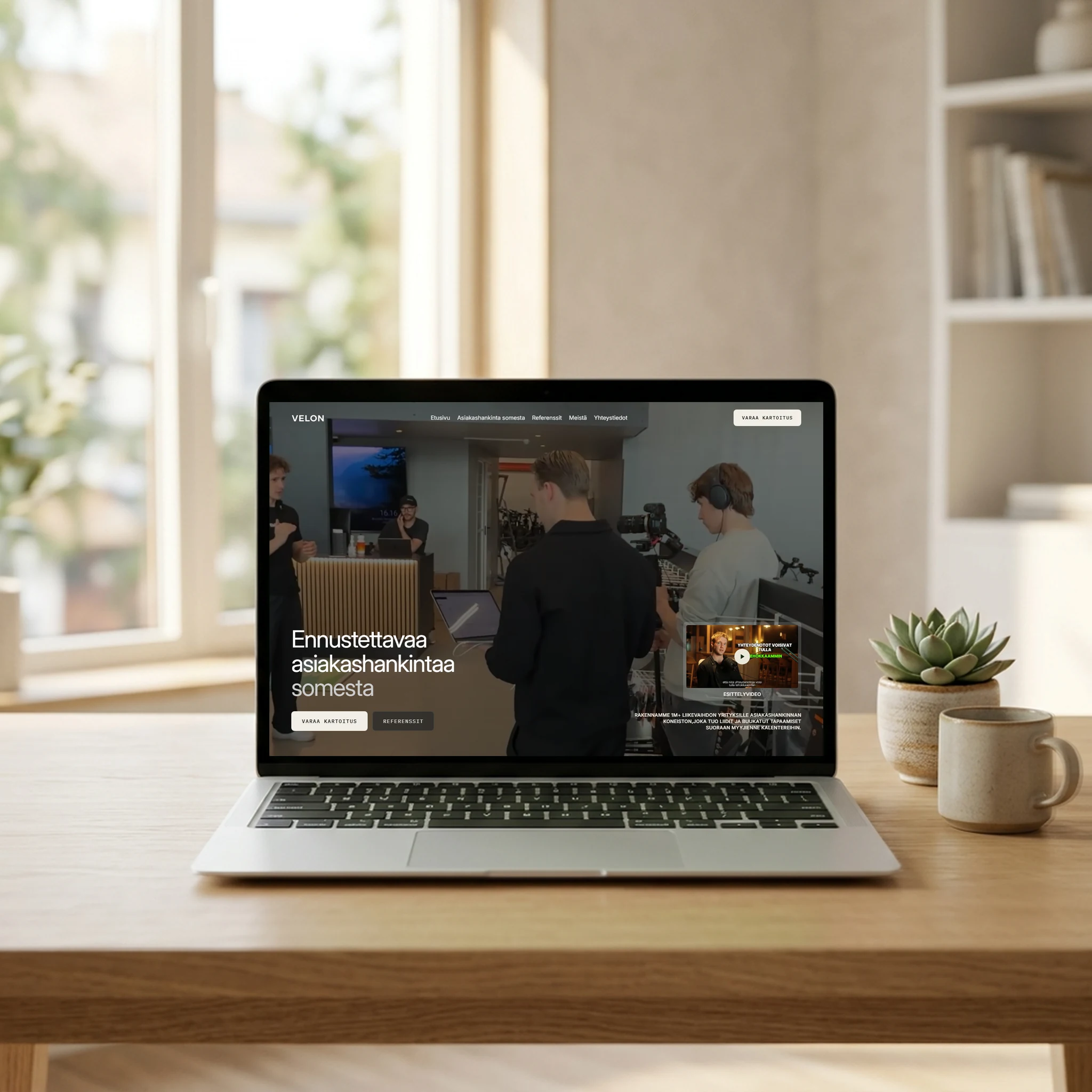 Velon: verkkosivut laitteilla