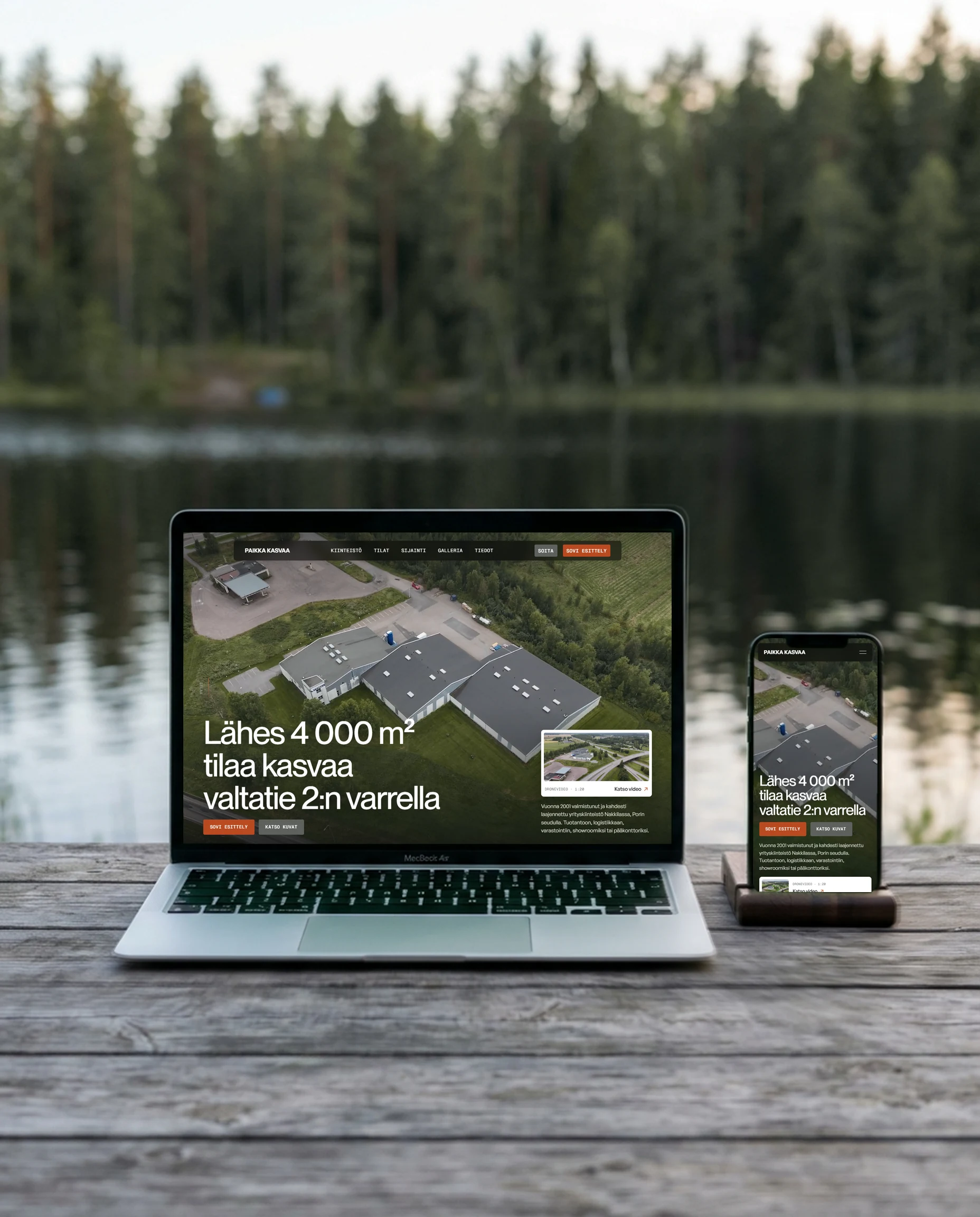 paikkakasvaa.fi kannettavalla ja puhelimella